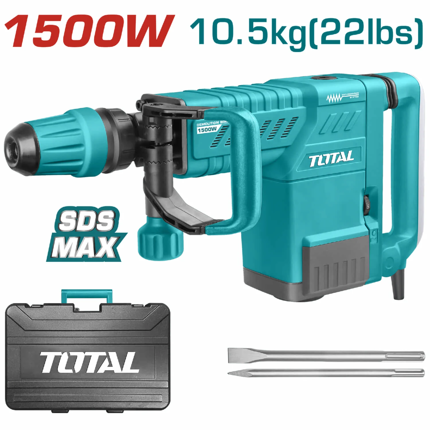 Demoledor 1500W SDS MAX 25J