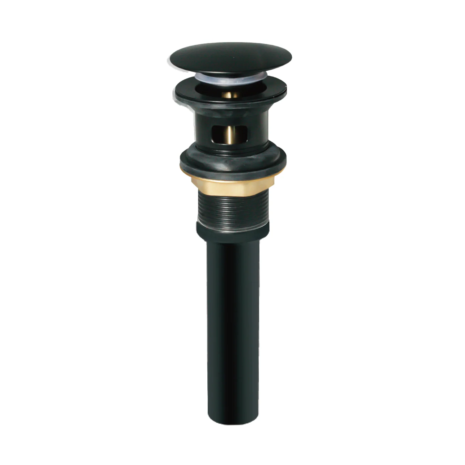 Desagüe Para Lavamanos 1 1/4" Acero Inoxidable Con Rebosadero. Drenaje Para Fregador Y Tina. Color Negro. - Image 2
