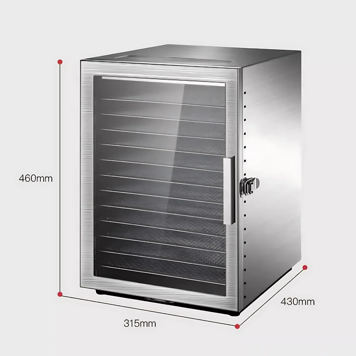 Deshidratador De Alimentos Profesional De 12 Bandejas. Máquina Deshidratadora De Frutas Y Carnes. Acero Inoxidable 110V. - Image 5