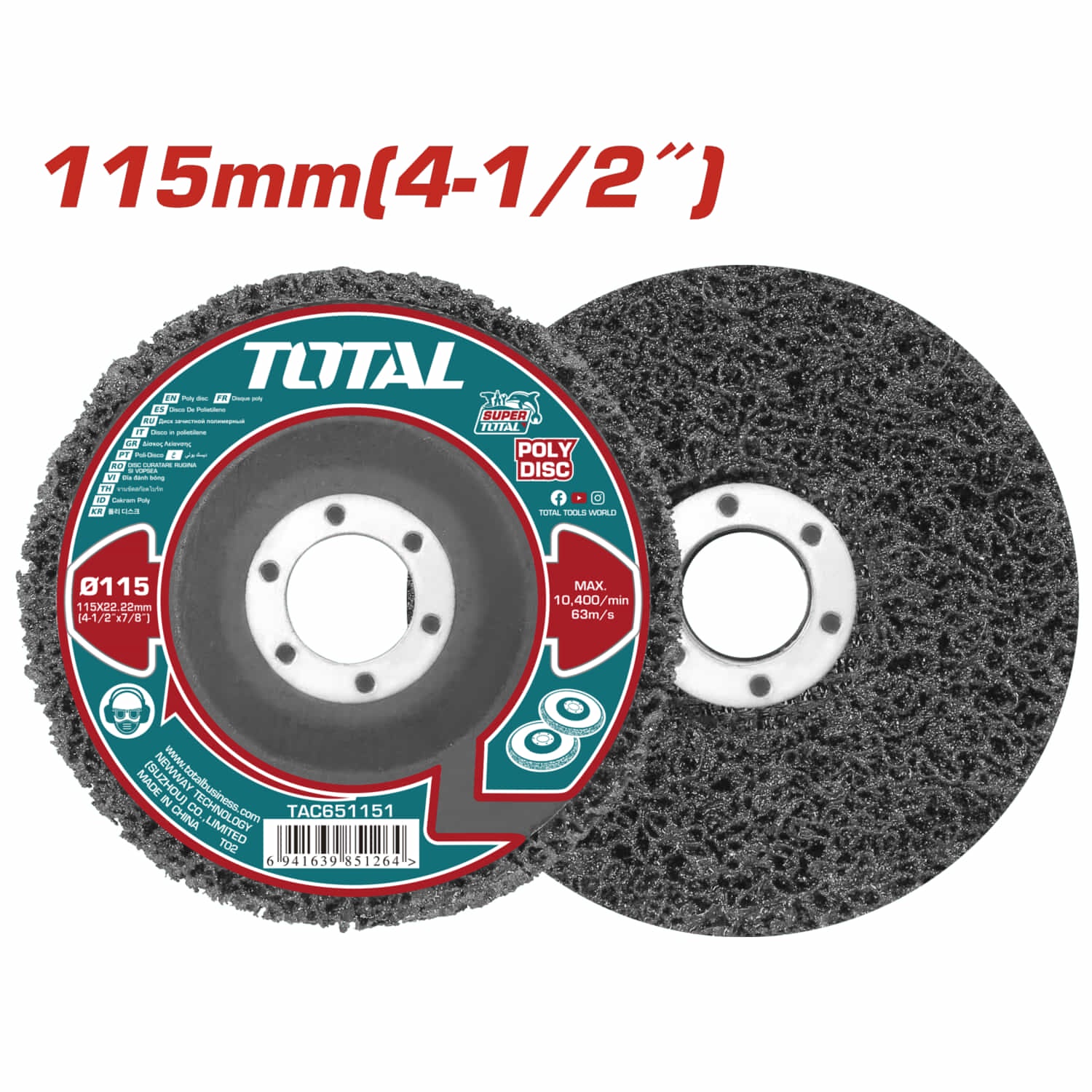 Disco Clean And Strip Tamaño: 115Mm
