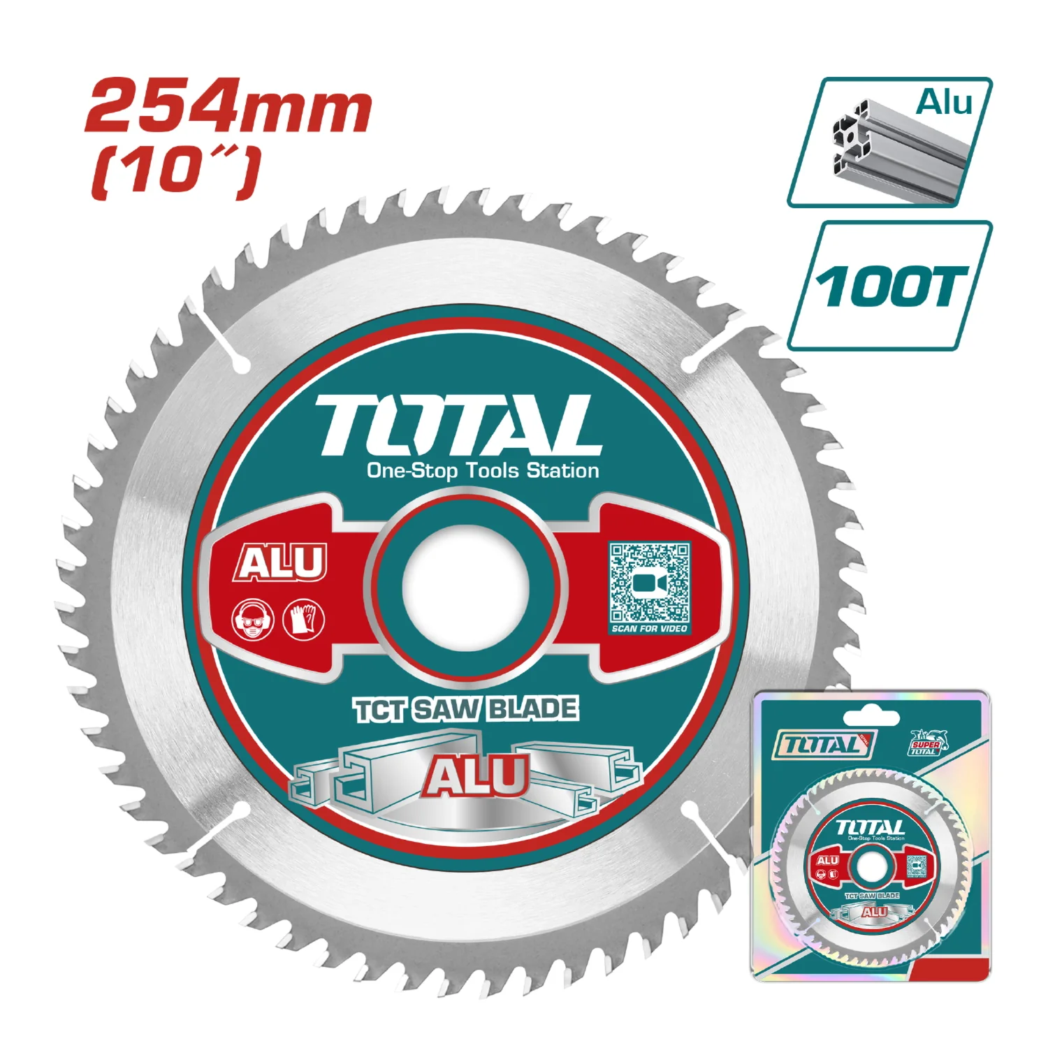Disco Corte Aluminio TCT 254 Mm (10") 100T - Image 2