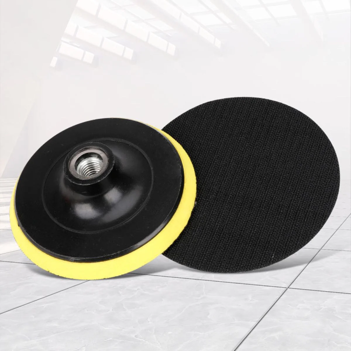 Disco De Goma Con Velcro Para Pulidora De 7" (180Mm) Rosca 5/8''-11