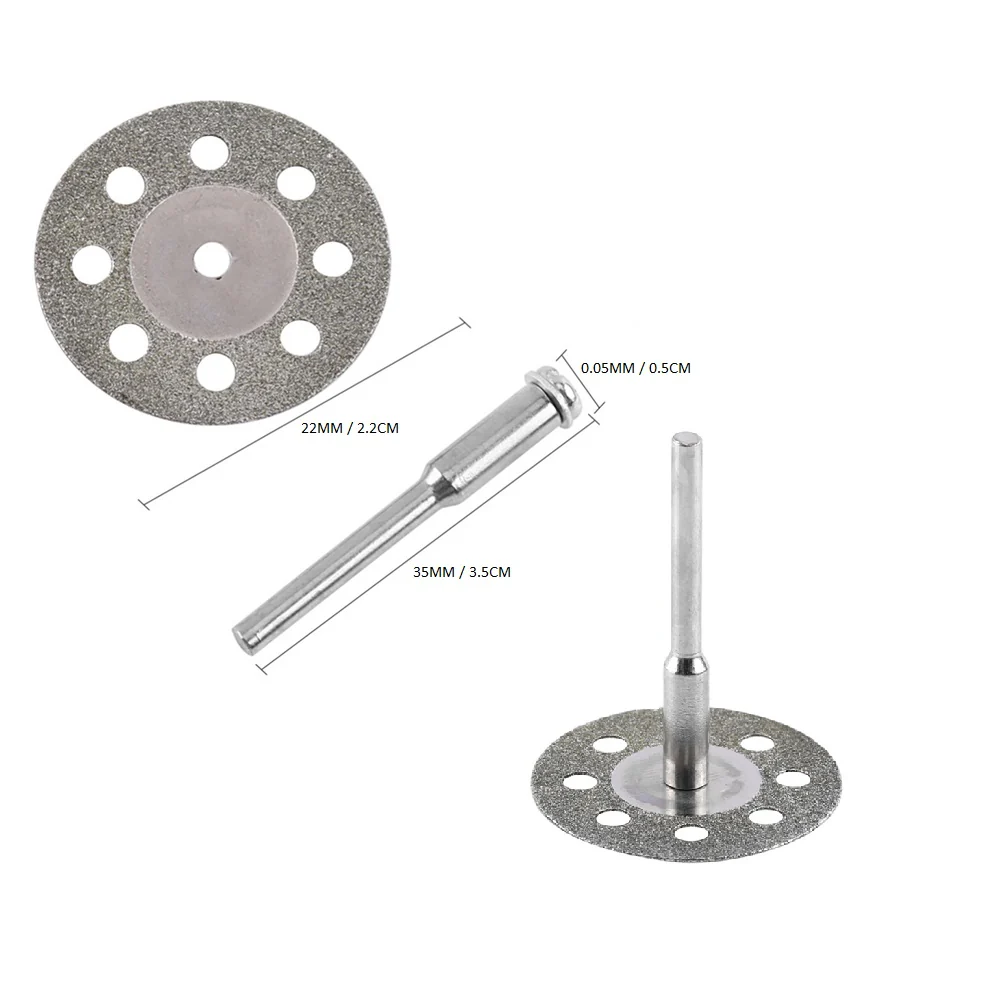 Discos De Corte Diamantados Para Motortool O Dremel, 10Pcs 22Mm - Image 3