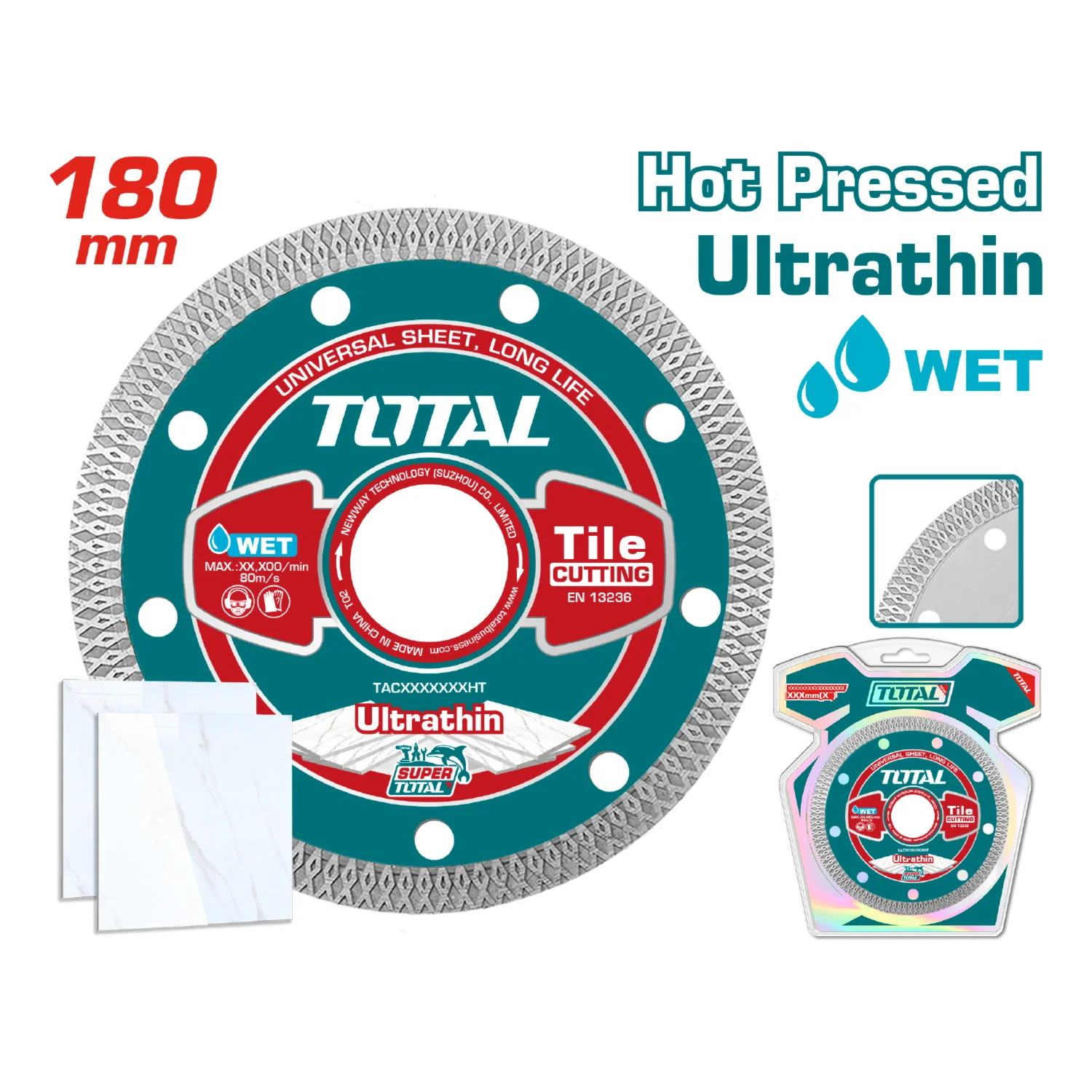 Discos De Diamante Ultradelgados 7" 0.8Mm Espesor. Corte Húmedo Y Seco. - Image 2
