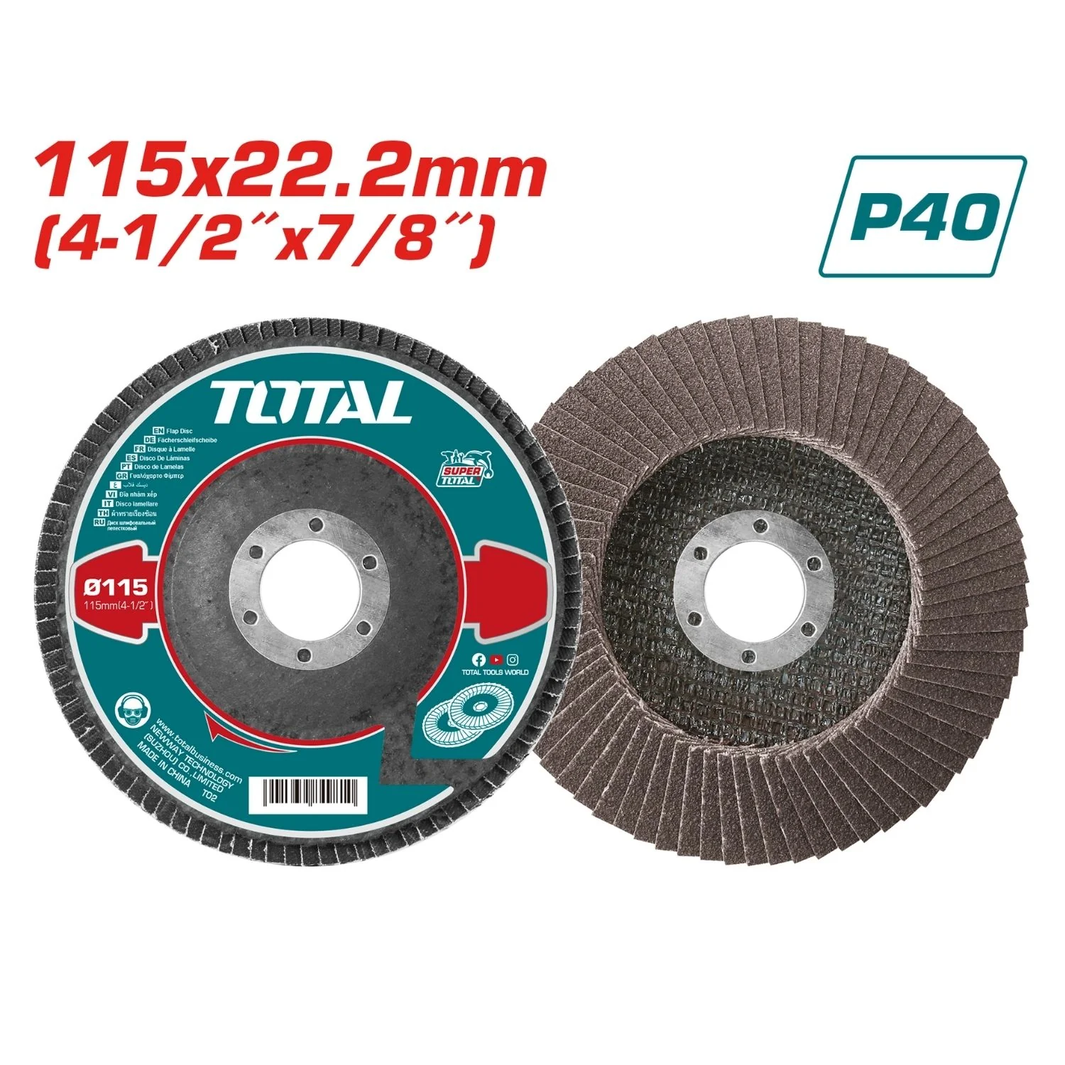 Discos De Lija Traslapado Flap Disc 115 Mm*22 Mm - Image 4