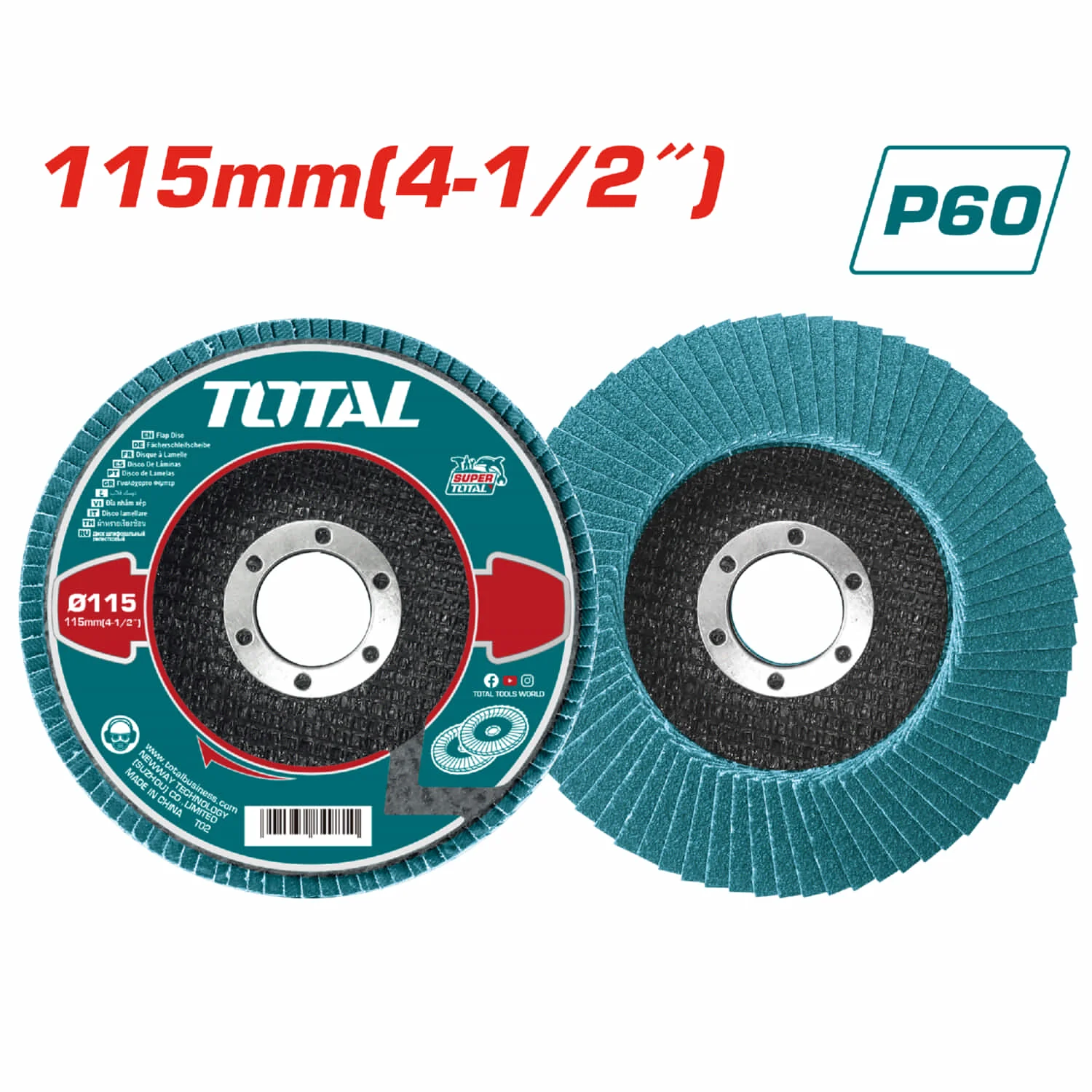 Flapdisc Discos Flap De Circonio. 115Mm X 22Mm（4-1/2" X 7/8"） - Image 3