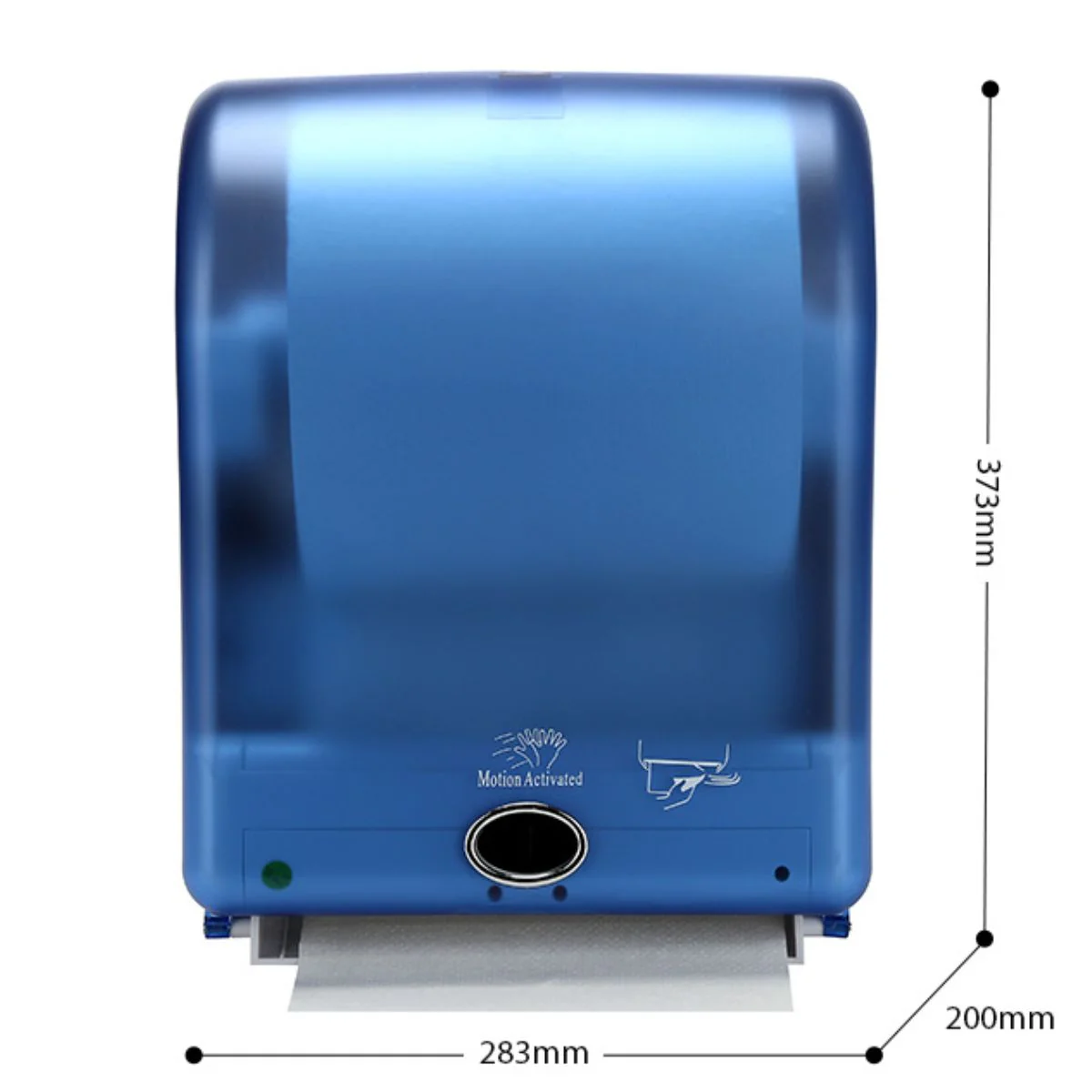 Dispensador Automático De Papel Con Llave Para Pared. Portapapeles Con Sensor Para Baño. Caja De Papel Color Azul. - Image 5