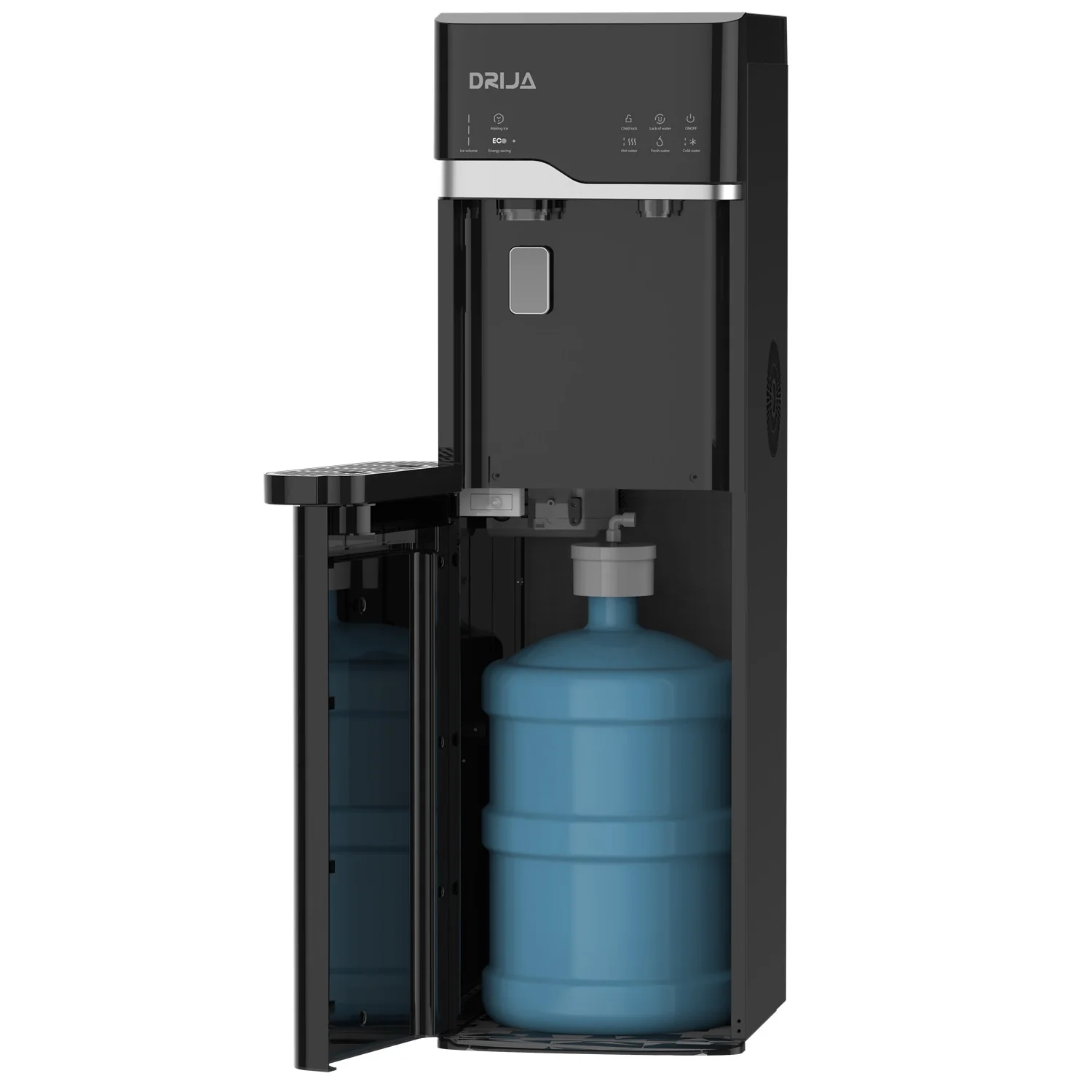 Dispensador De Agua Fría, Natural O Caliente Con Fabricador De Hielo 10Kg. Capacidad De 20 Litros. Lusso. Botellones De Agua De 5 Galones - Image 2