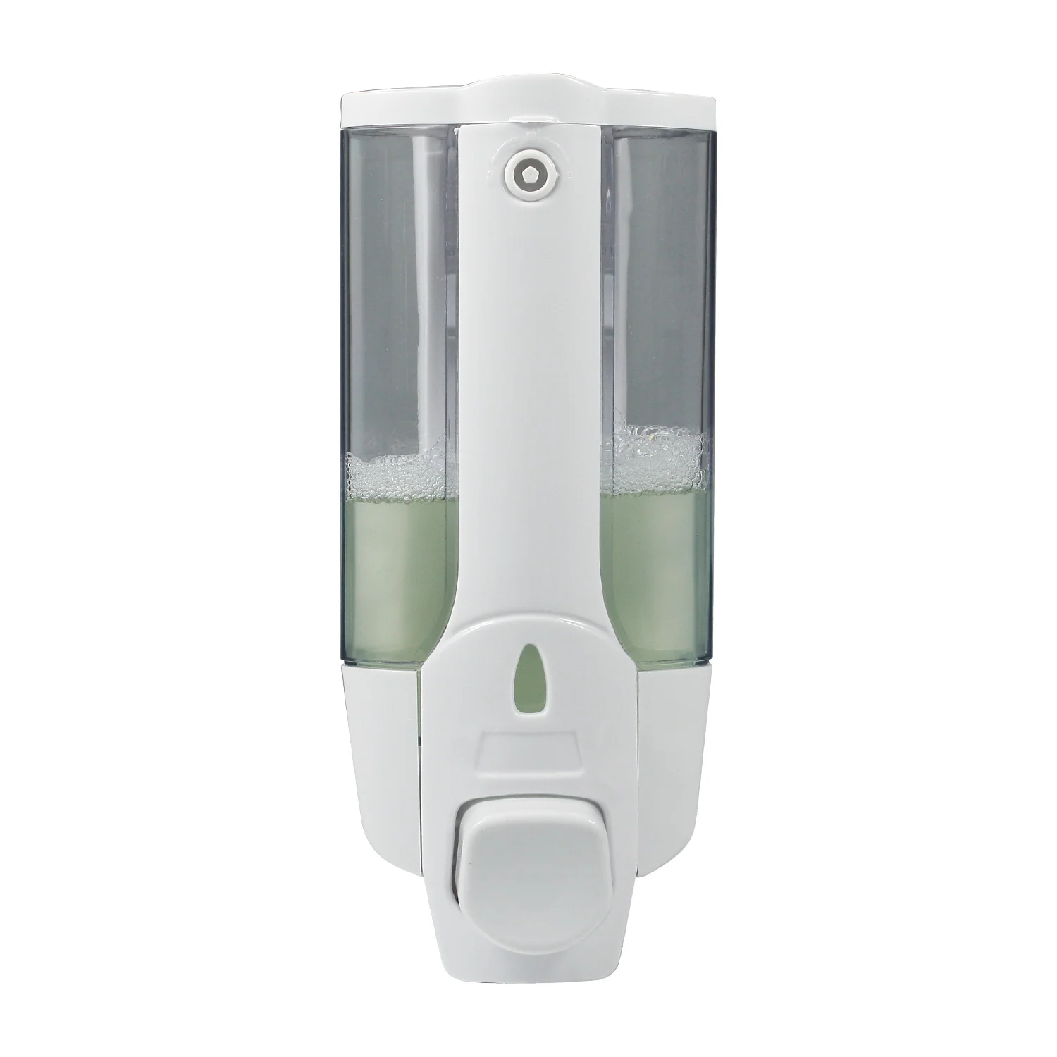 Dispensador De Jabón Líquido De Pared 350Ml Blanco. Plástico ABS Resistente Para Baño, Cocina, Shampoo Y Gel Antibacterial. - Image 2