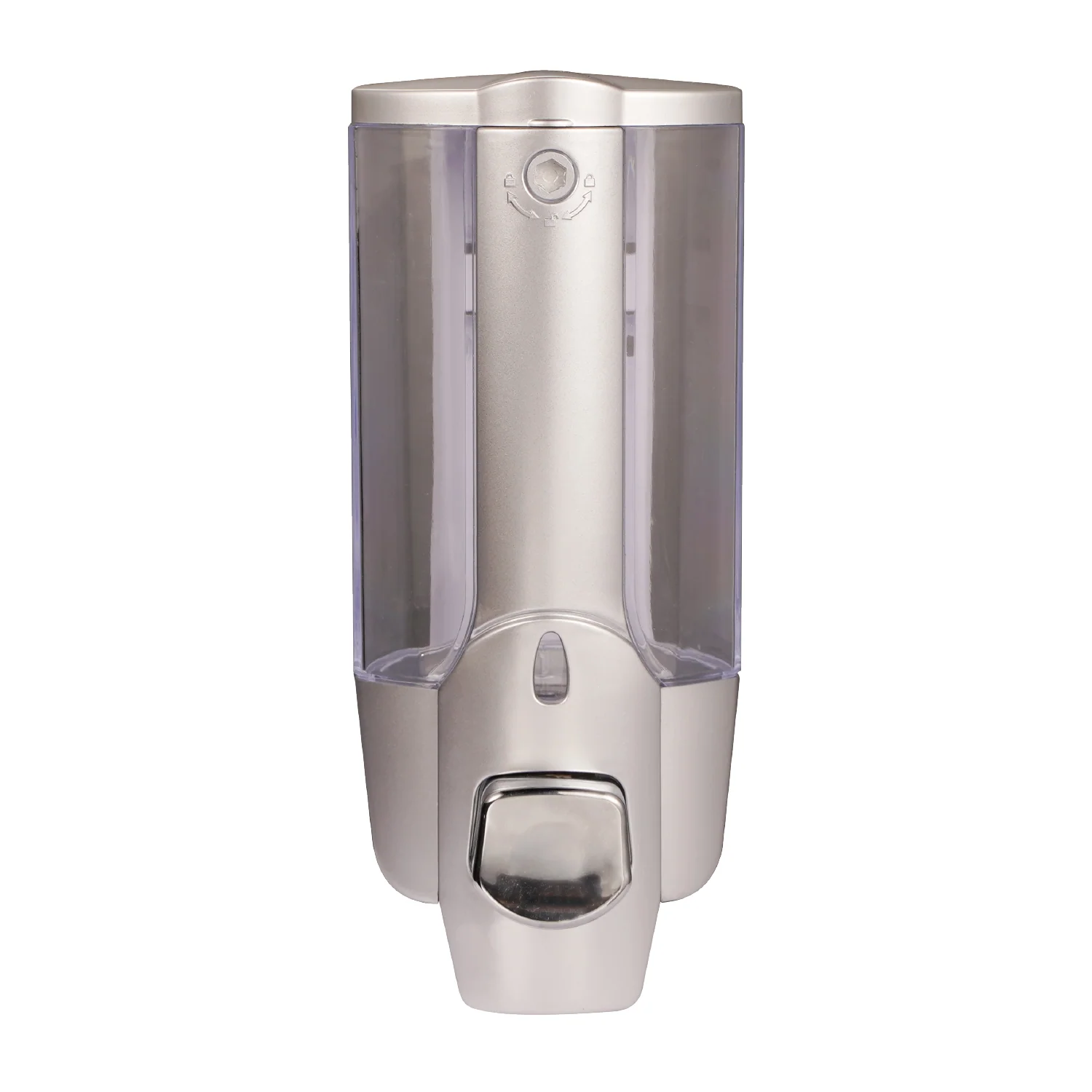 Dispensador De Jabón Líquido Individual 350Ml Color Gris. Dosificador De Plástico Para Baño Y Cocina. Montaje En Pared. - Image 2