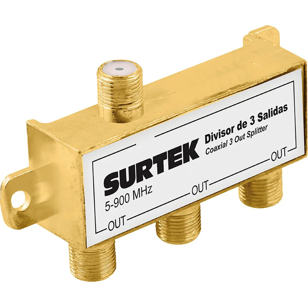 Divisor Coaxial 1 Entrada 3 Salidas Surtek - Image 4
