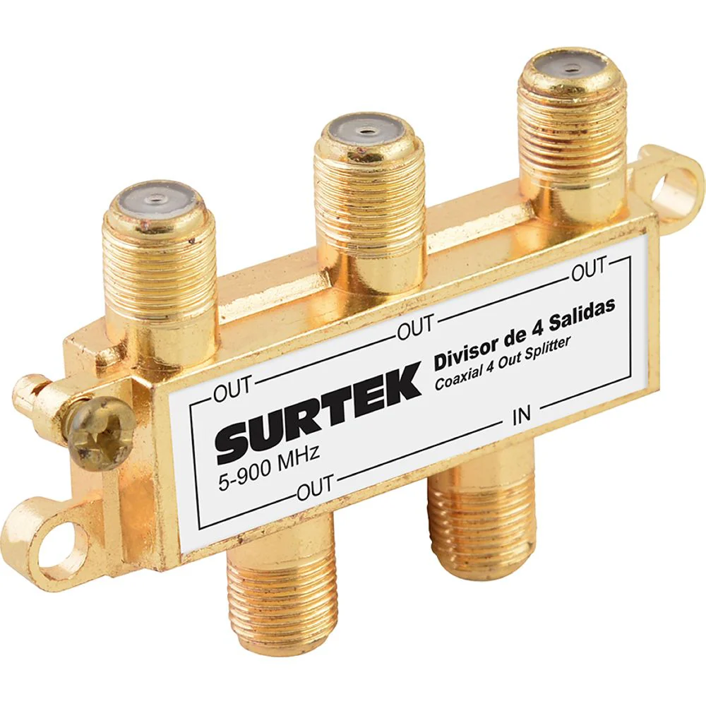 Divisor Coaxial 1 Entrada 4 Salidas Surtek - Image 4