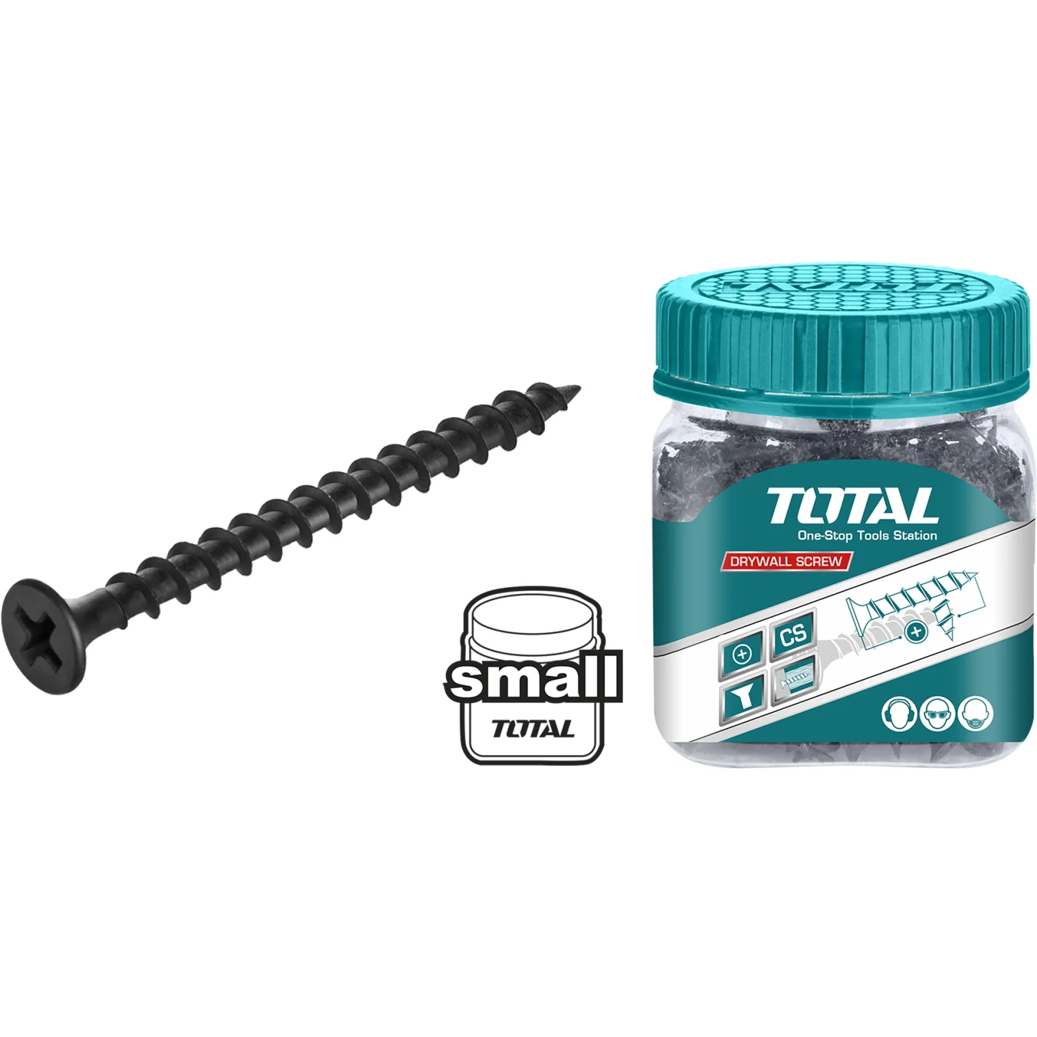 (Botella 100 Unidades) Tornillos Para Gypsum (Yeso). - Image 2