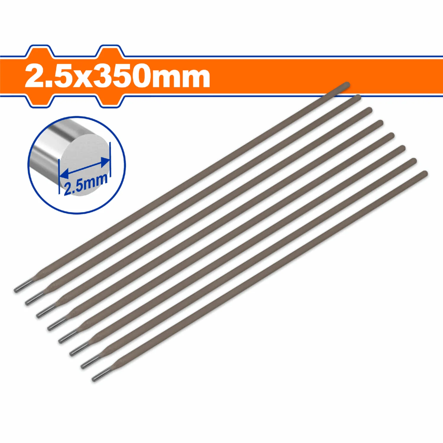 Electrodo E6013 De Acero Al Carbón Para Soldadura. 3/32" 2.5X350mm. Viene En Paquete De 5Kg (11Lbs)