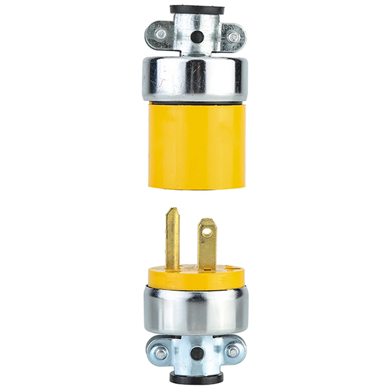 Enchufe Con Blindaje Metalico Y Clamp De Seguridad. Conexion Nema 5-15P. 15A-125Volt. 60 Hz - Image 3
