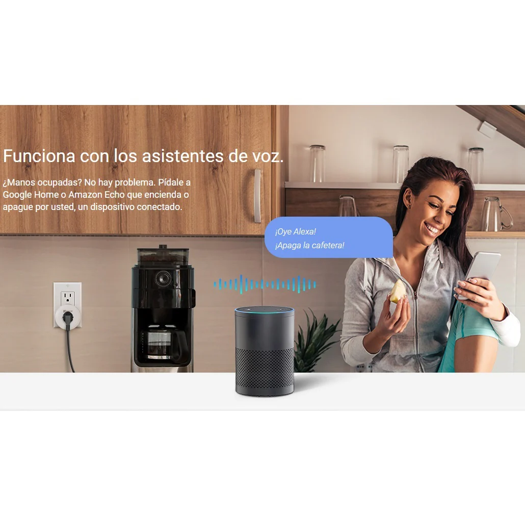 Enchufe Inteligente De 110V – 10A Y 1600W. Alexa/Google Assistant - Image 2