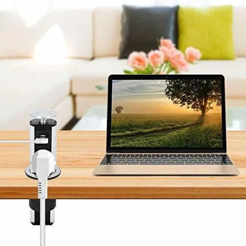 Enchufe Toma Corriente Retractil Smart Con 2 Puertos USB - Image 3