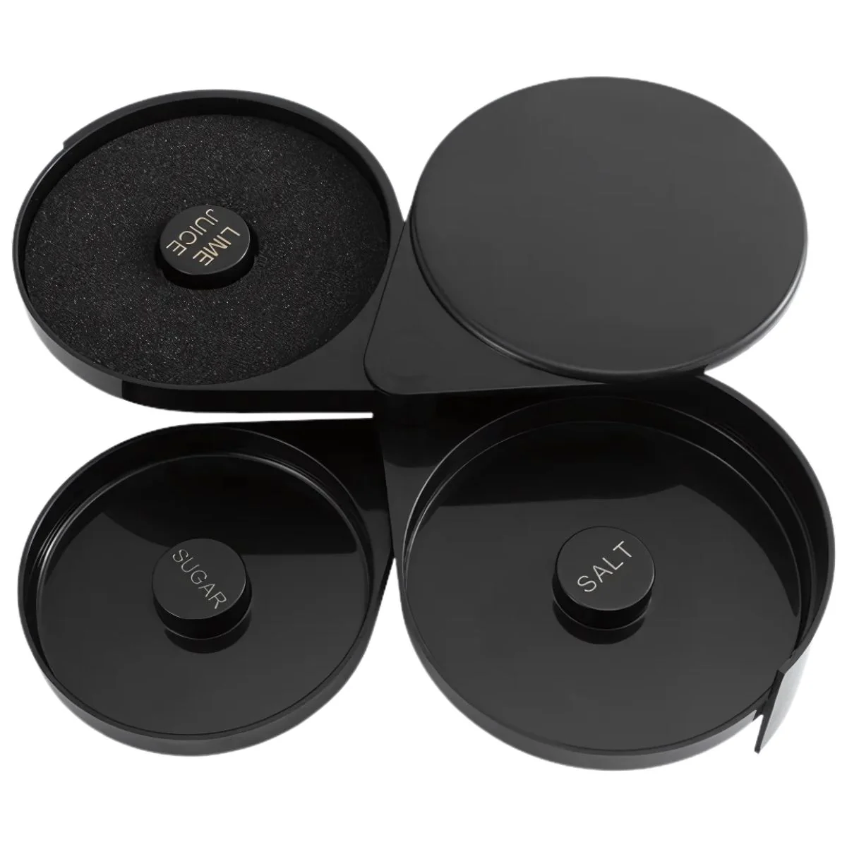 Escarchador De Copas 3 Niveles Para Bar. Bordeador De Vasos Y Copas Para Sal, Azúcar Y Limón. Ideal Para Hacer Cocteles. Decorador. - Image 4