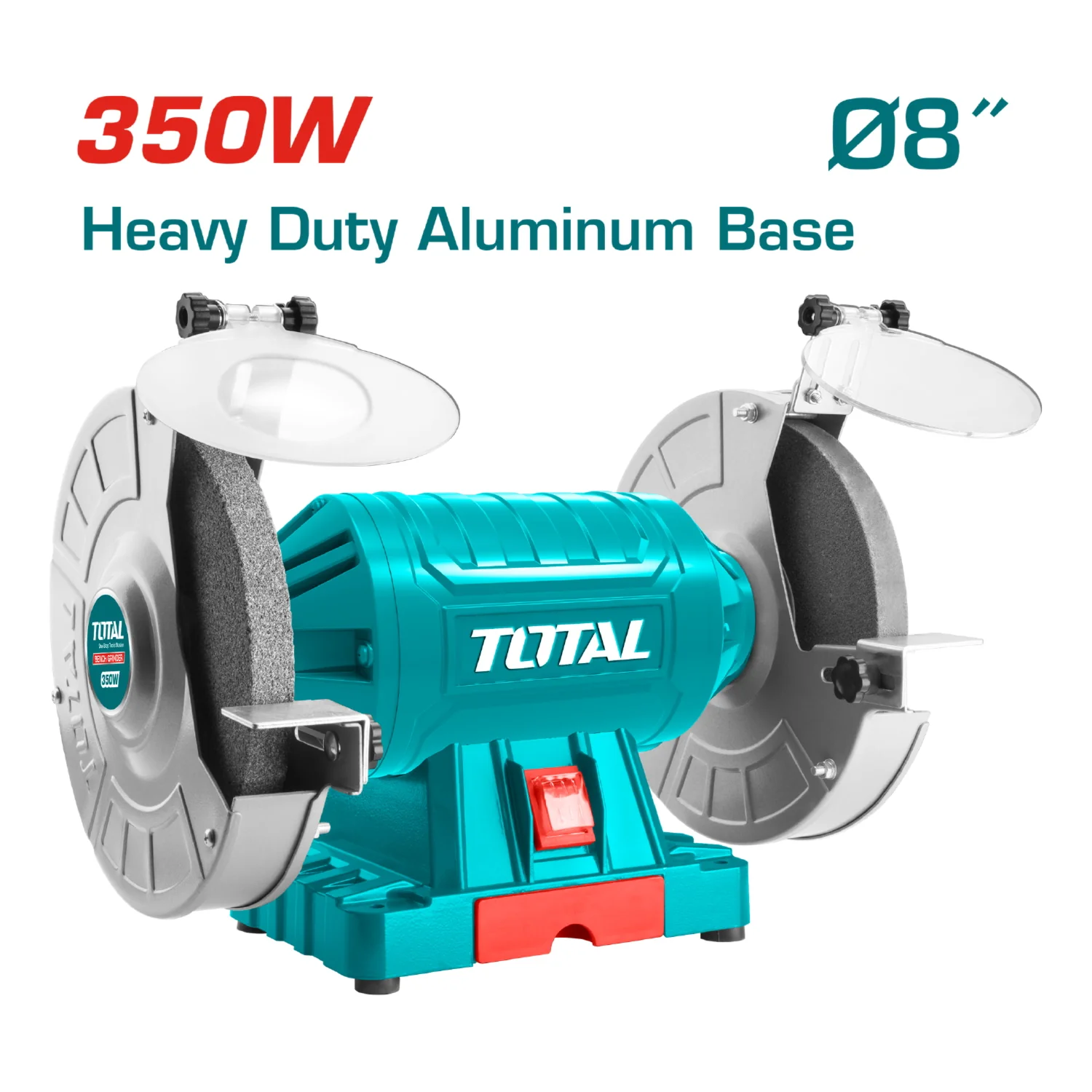 Esmeril De Banco 350W Diametro 200 Mm (8") 3450Rpm. Base De Aluminio Heavy Dutty 110-120V~60Hz. Cali - Image 2
