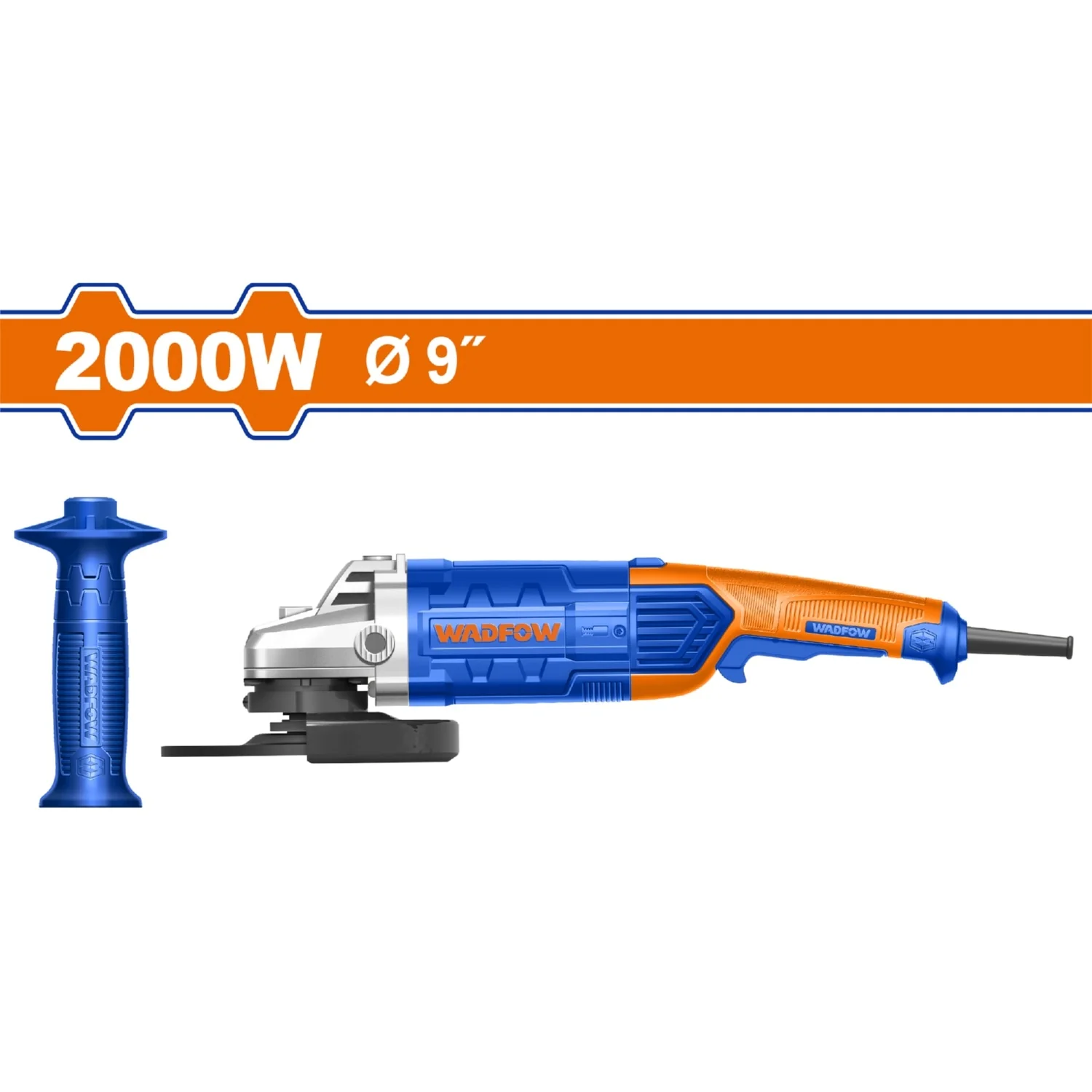 Esmeriladora Angular 9" 2000W. 110-120V ~ 50/60Hz. 6500Rpm. No Incluye Disco. - Image 2