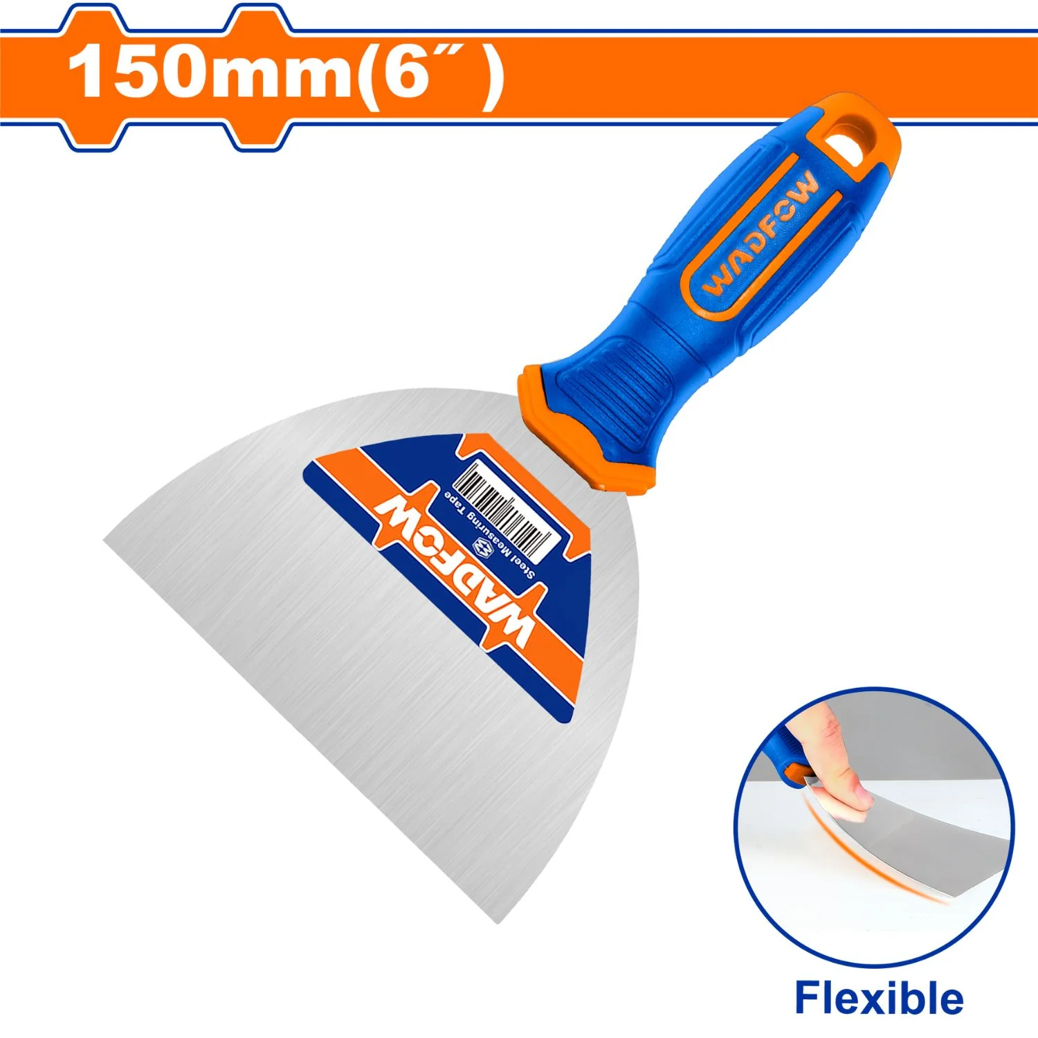 Espátula De 6” Flexible Pulido Fino Con Tratamiento Térmico. Con Mango De Plástico. - Image 2