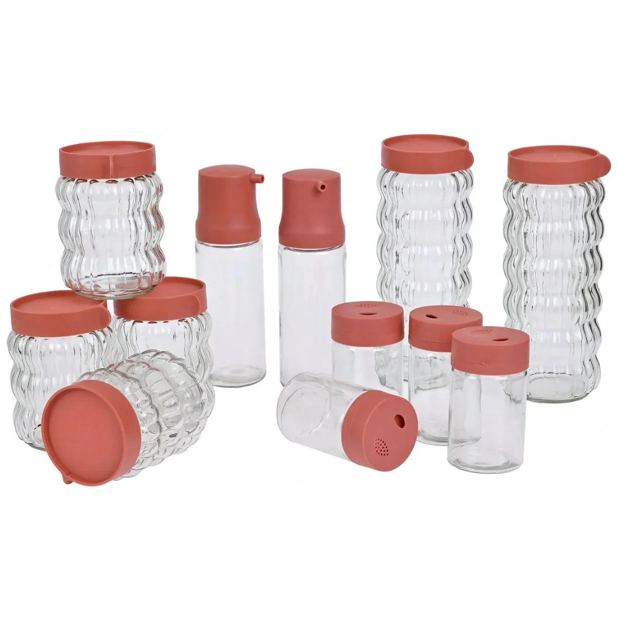 Especieros Para Cocina. Frascos De Vidrio Herméticos Para Especias Y Condimentos (Set De 12 Piezas). Organizadores Con Tapa. - Image 6