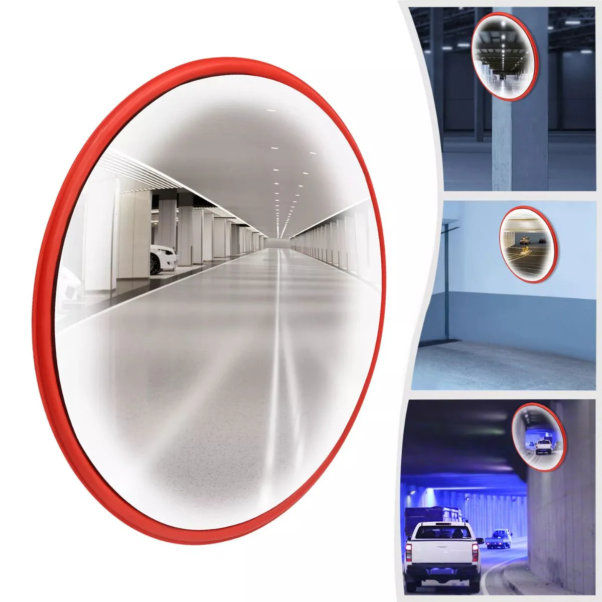 Espejo Convexo De 11.8" (30Cm) Uso En Interiores. Reduce Puntos Ciegos. - Image 4