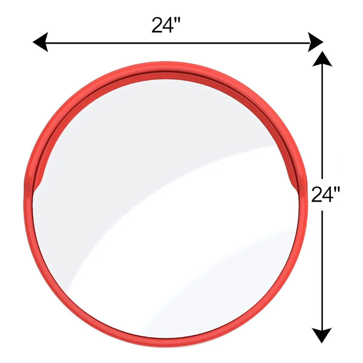 Espejo Convexo De 23.6" (60Cm) Uso En Exteriores. Reduce Puntos Ciegos. - Image 4