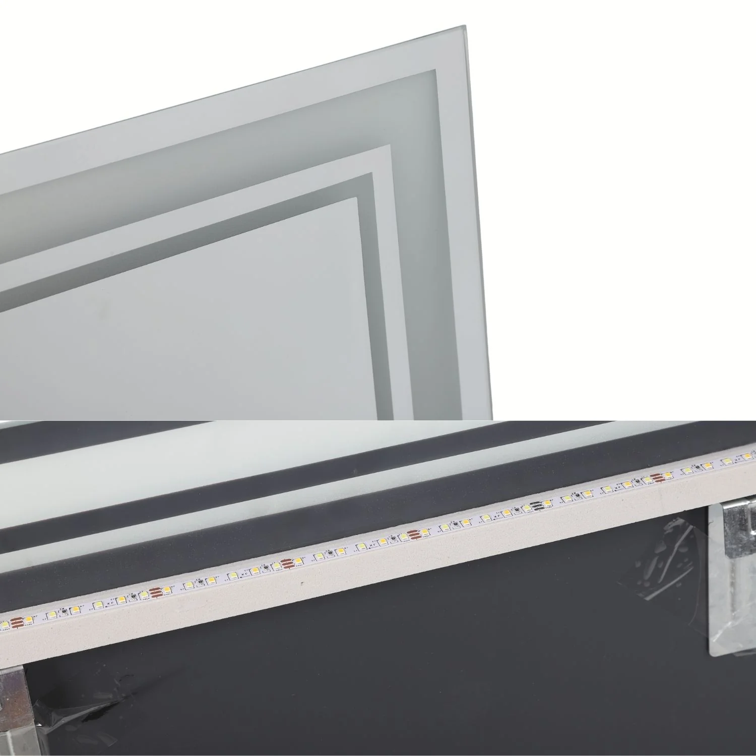 Espejo LED Táctil De Pared 60X80 Cm Con 3 Tonos De Luz Y Enchufe USA 110V Espejo Baño Moderno. - Image 3