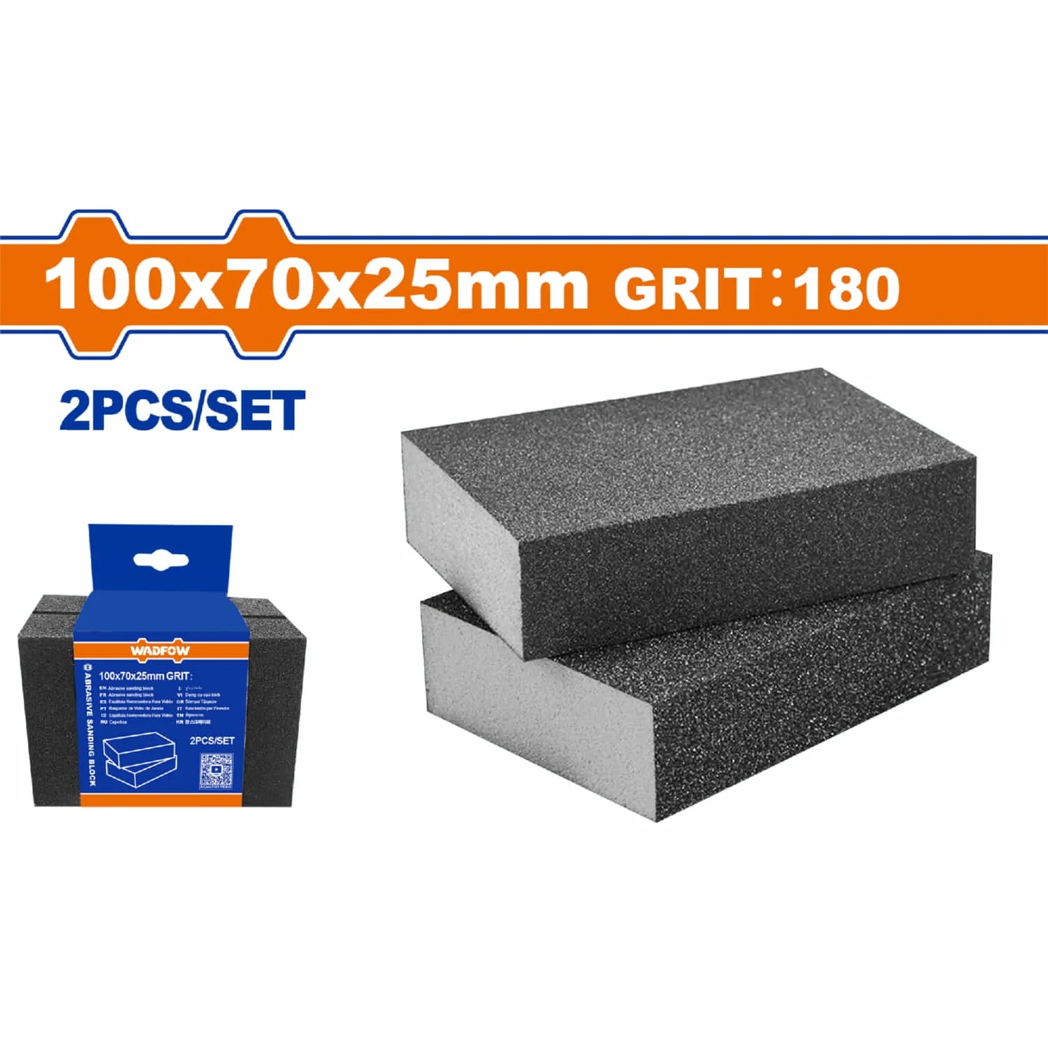 Esponjas Lija Abrasiva 100X70x25mm. Set De 2 Piezas. Ideal Para Metal Y Madera. - Image 5
