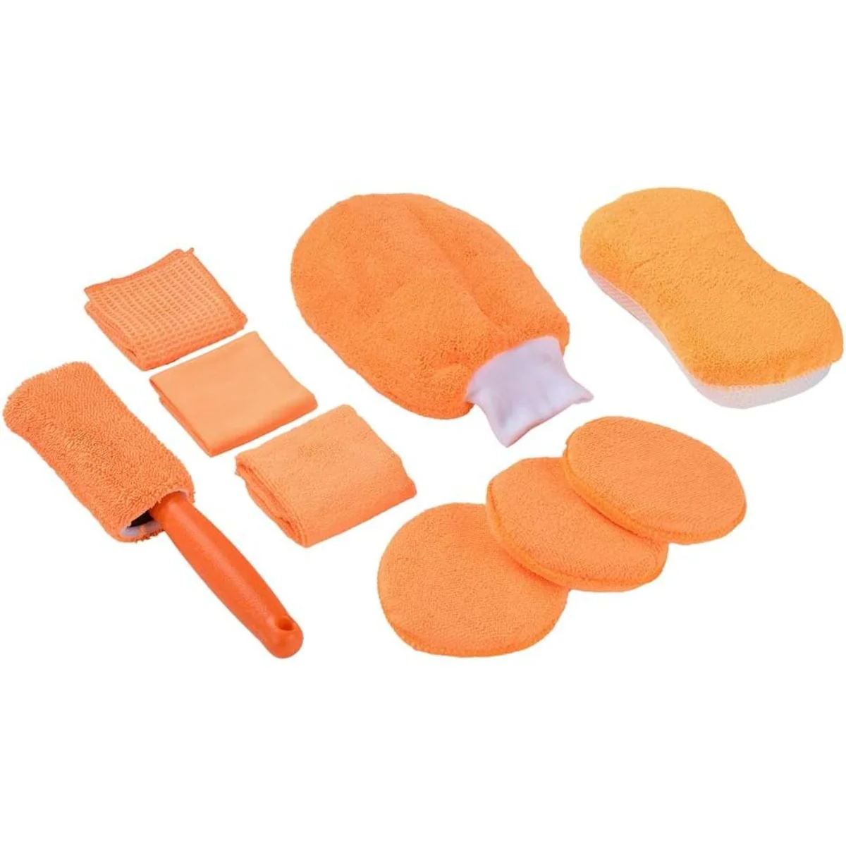 Esponjas Para Lavar Auto. Kit De Limpieza Automotriz 9 Piezas. Set Para Detailing De Carros. - Image 6