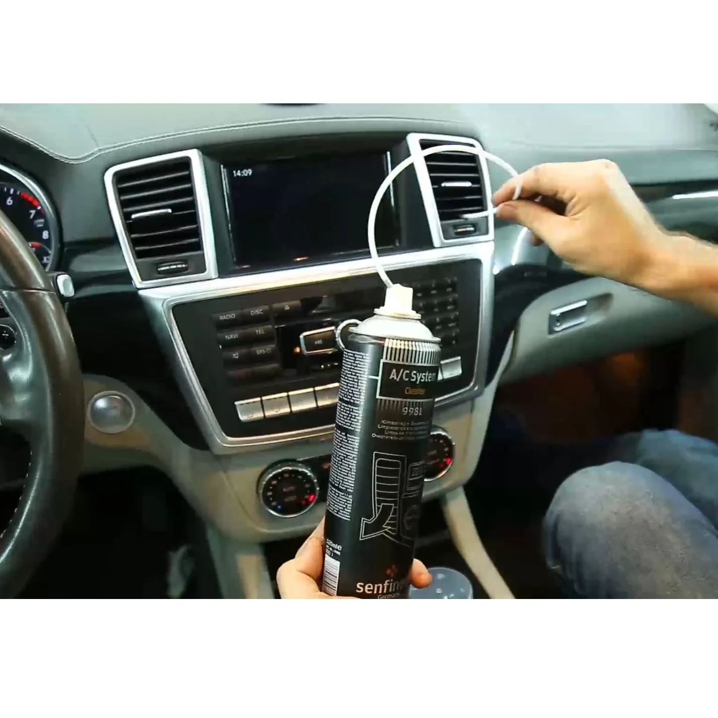 Espuma Limpiadora Para Aire Acondicionado De Autos 520 Ml. Senfineco - Image 2