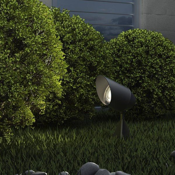 Estaca LED Exterior Negra 7W 30K Iluminación De Jardín Eficiente 630 Lm.Faro De Jardín. - Image 3