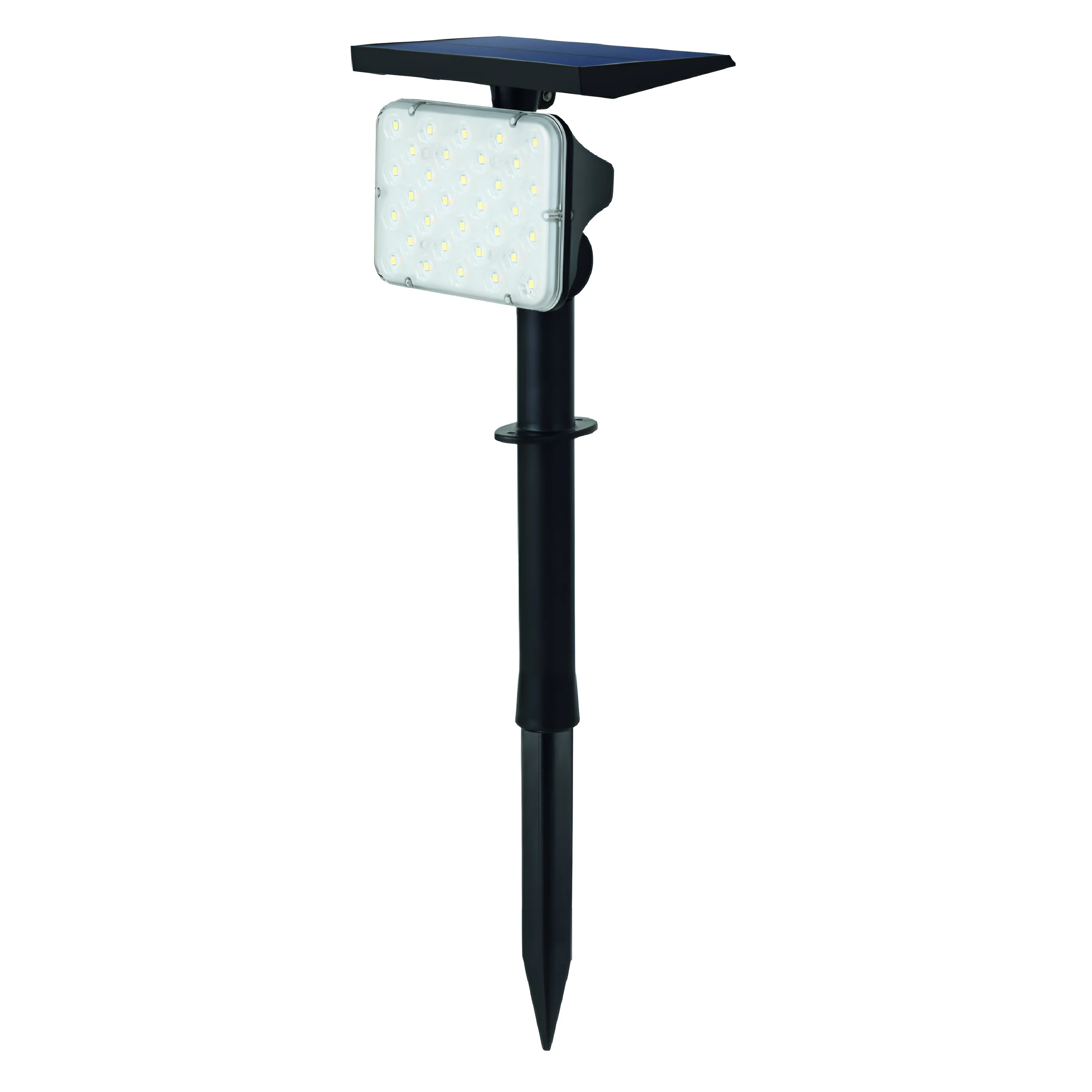 Lámpara Estaca Solar LED Negra 13W - 800 Lumens, CCT 3000K/6500K.Función De Auto Encendido Y Auto Apagado. Lámpara Estaca Solar. - Image 3