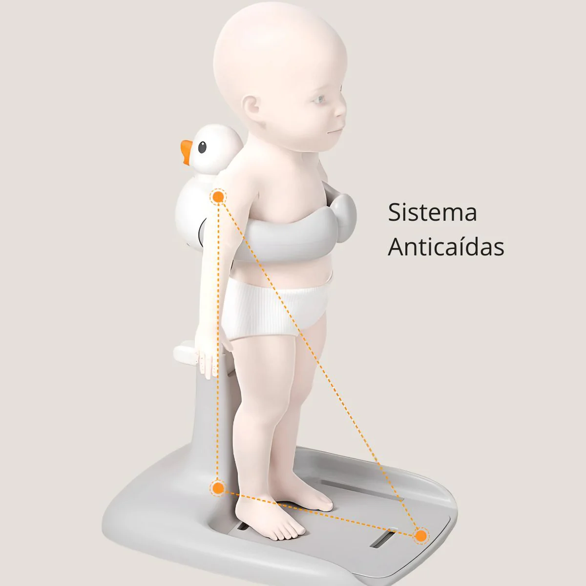 Estación De Baño De Pie Para Bebé Con Diseño De Patito. Soporte Ergonómico Seguro Para Tina, Ducha O Bañera. - Image 2