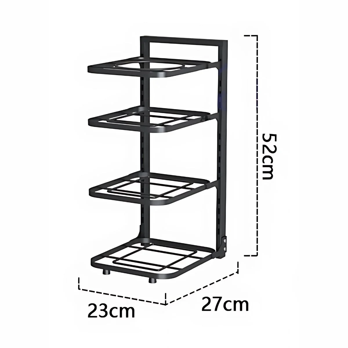 Estante Organizador Vertical. Ideal Para Ollas Y Sartenes. Estantería Ajustable De 4 Niveles. Repisa De Almacenamiento. - Image 2