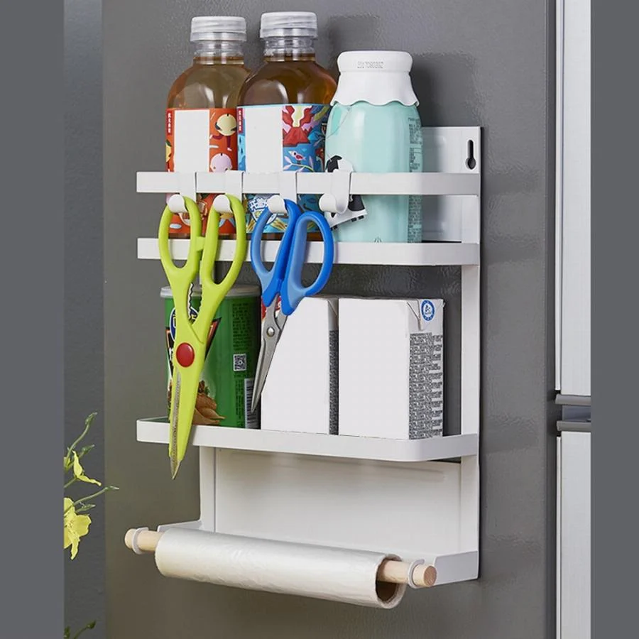 Repisa Organizadora Desmontable Magnética Del Hogar. Color Blanco. - Image 3