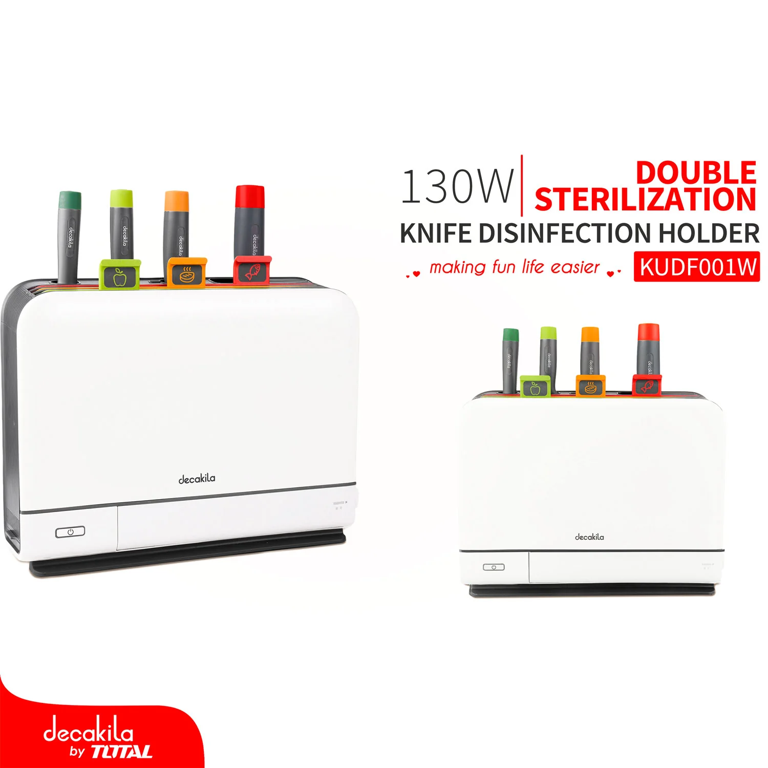 Esterilizador Set De Tabla De Picar Y Cuchillos 120W