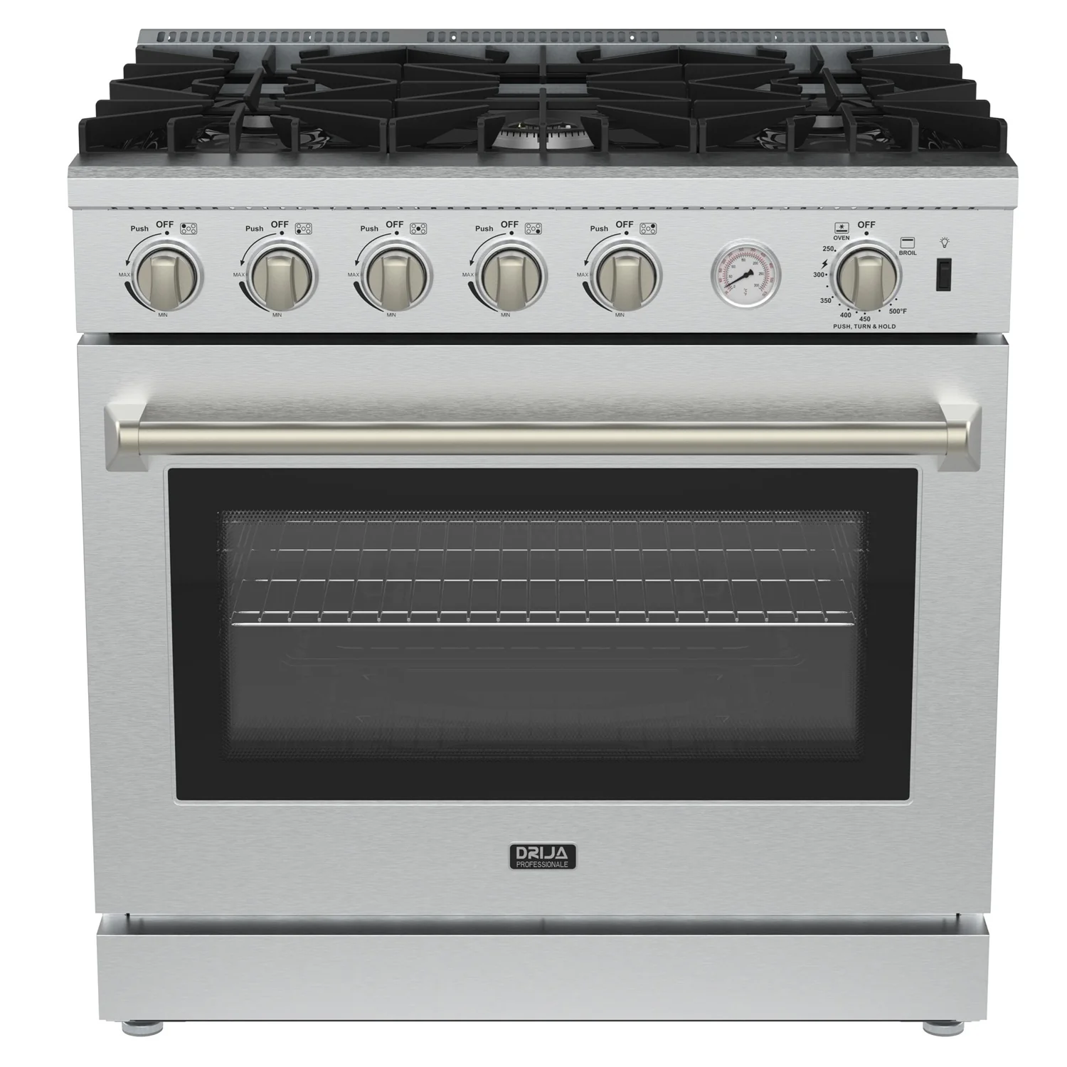 Estufa A Gas Venecia 76. Color Inox.