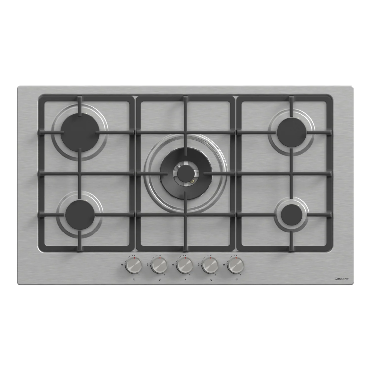 Estufa Empotrable 90 Cm Elite  5 Quemadores SABAF + Wok 5Kw, Acero Inoxidable, 110V - Image 3