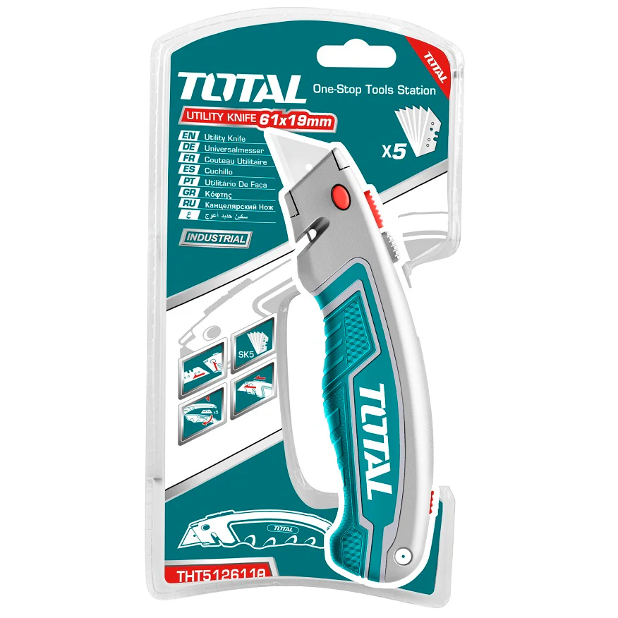 Exacto Con Cuchillas De 61 Mm X 19 Mm. SK5. Con 6 Cuchillas De Repuesto SK5. Aleacion De Zinc - Image 2