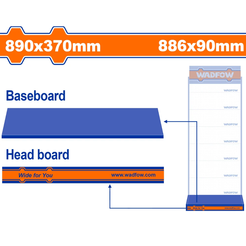 Exhibidor WADFOW WPJ2A01 + WPJ2A02 + WPJ2F04 + WPJ2A03 (Exhibidor De 7) - Image 4