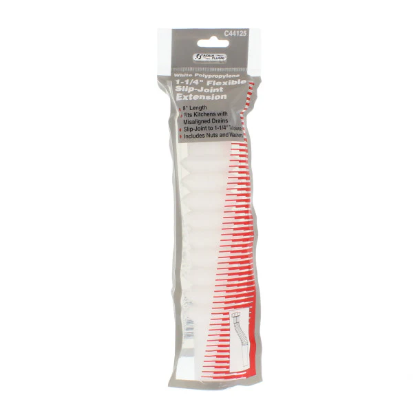 Extensión Flexible De 1-1/4" X 8" Para Tuberías Para Trampas De Desague Lavamanos - Image 3