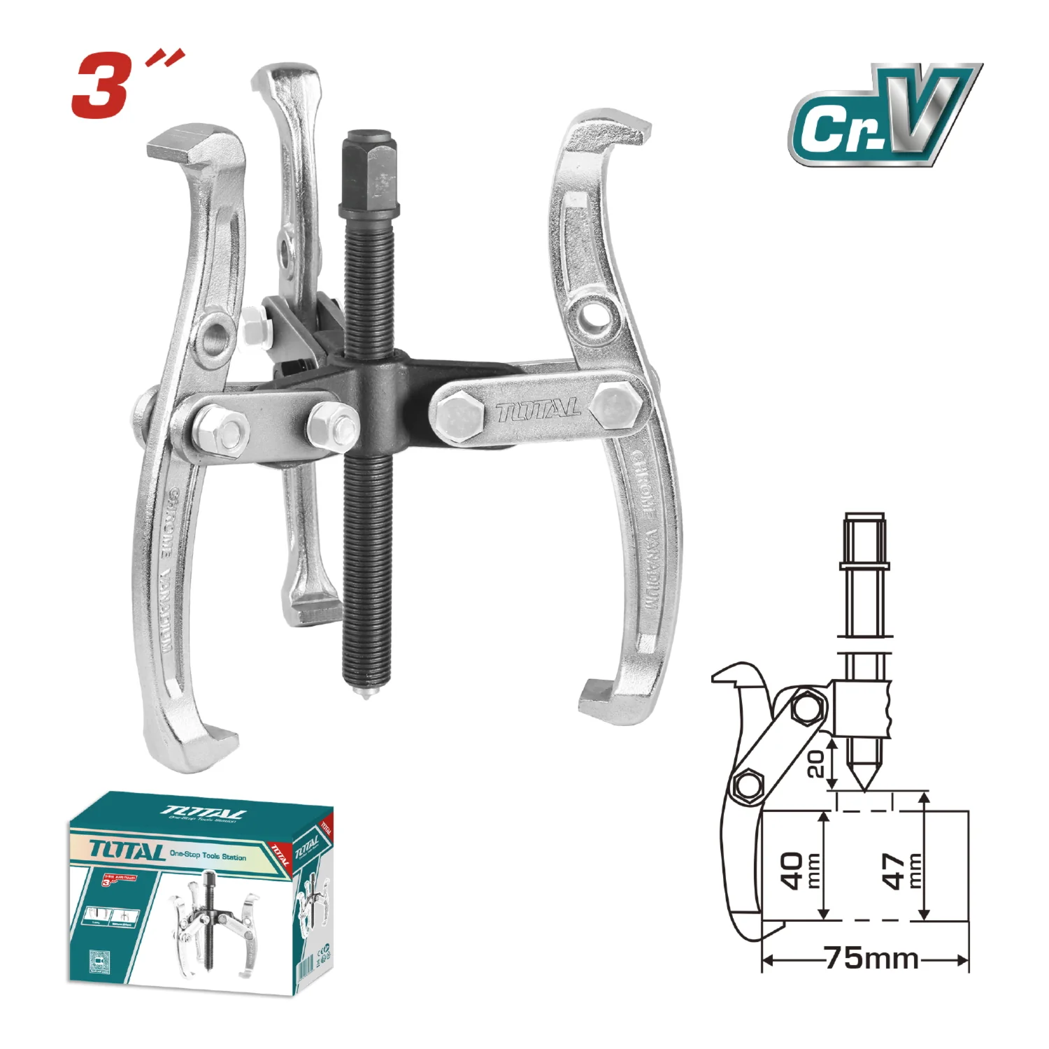 Extractor De 3 Mandibulas 3" - Image 2