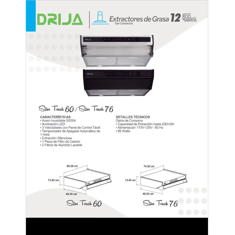 Extractor De Grasa Slim Touch 76. - Image 2