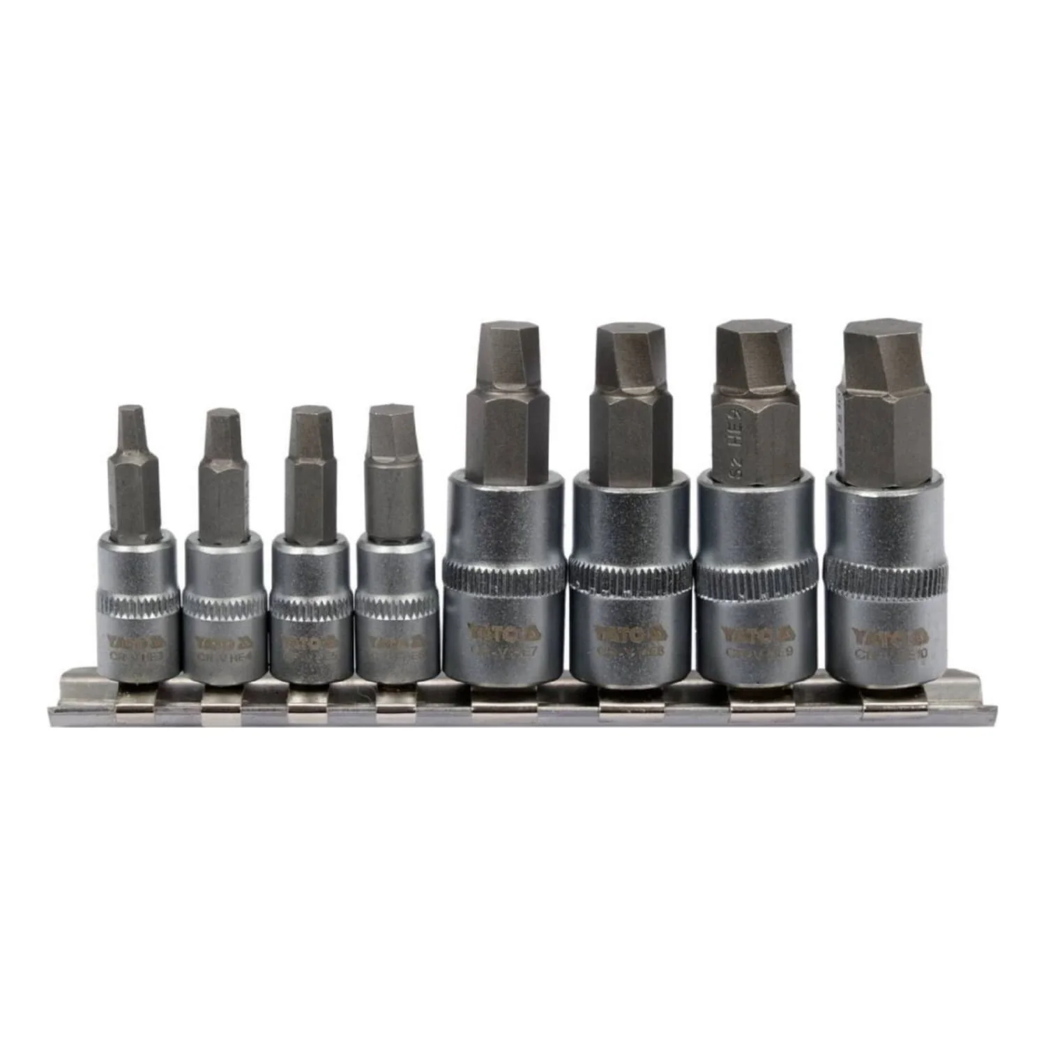 Extractores De Tornillos Dañados O Trasroscados Removedor Extraccion Elimina Sujetadores Hexagonales Muy Dañados O Redondeados, 4 X 1/4"D Puntas De Vaso.