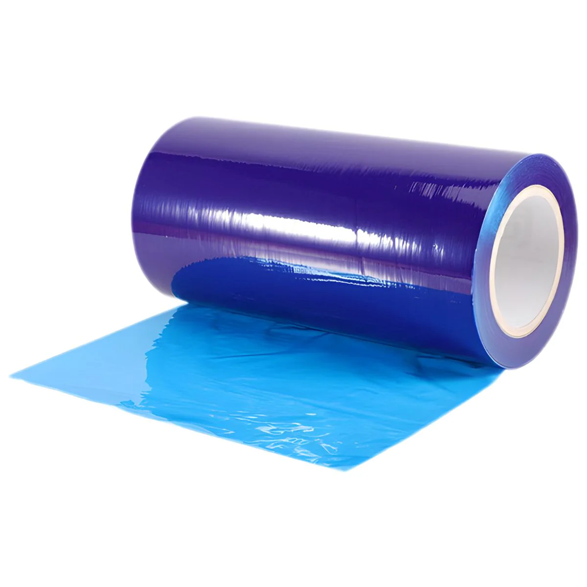 Film Protector Azul Para Vidrios. Lámina Plástica Para Ventanas. Película Protectora Para Instalación Y Remodelación. Rollo 60Cmx200m.
0.04MM - Image 2