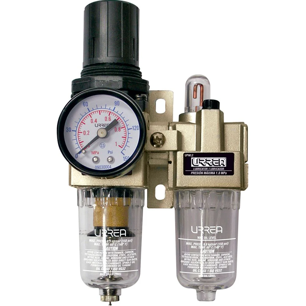 Filtro Regulador Y Lubricador De Aire 1/4" NPT Urrea - Image 4