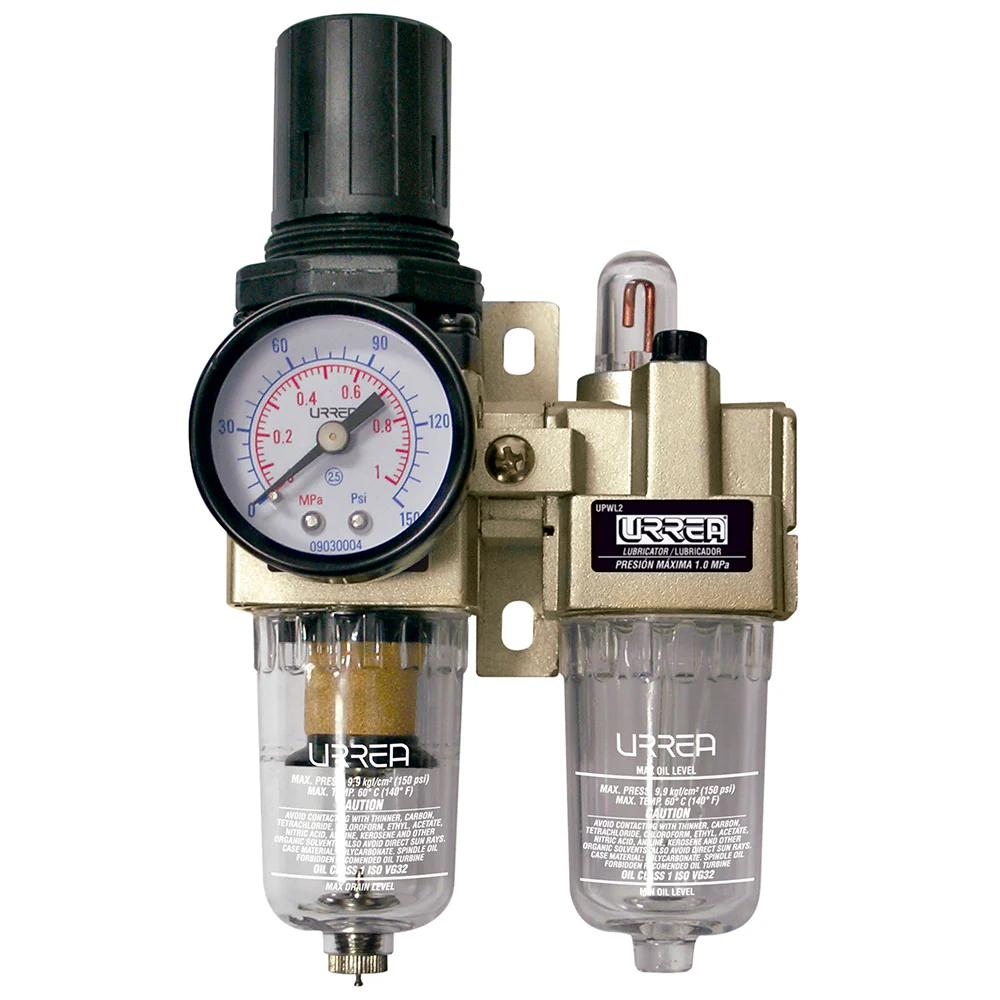 Filtro Regulador Y Lubricador De Aire 1/4" NPT Urrea - Image 6