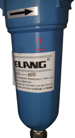 Filtro Secante De Linea Con Auto Drenaje 012P ( 1 Micron)